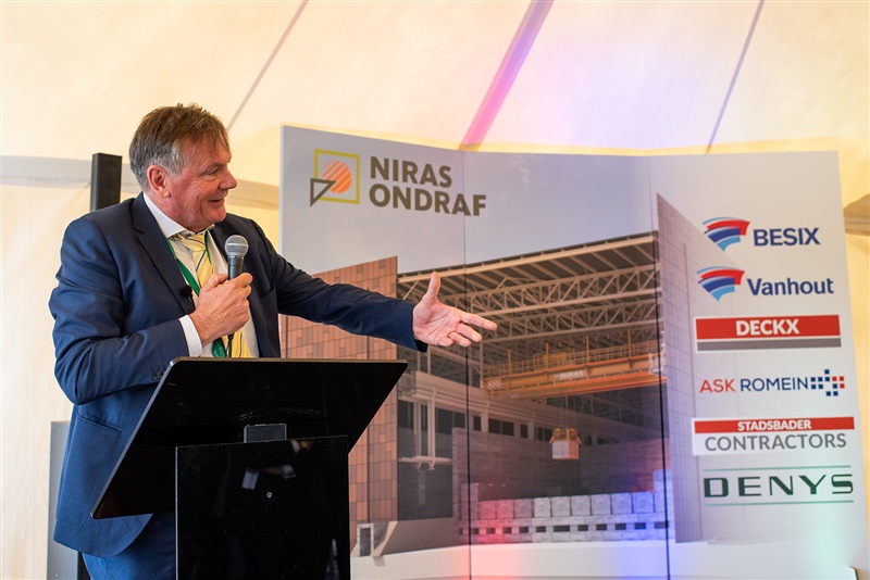 Eerstesteenlegging Oppervlaktebergingsinstallatie