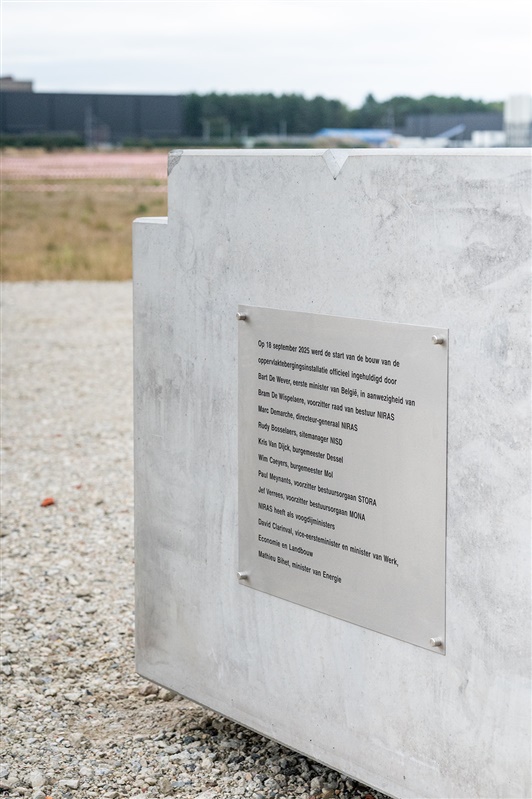 Eerstesteenlegging Oppervlaktebergingsinstallatie