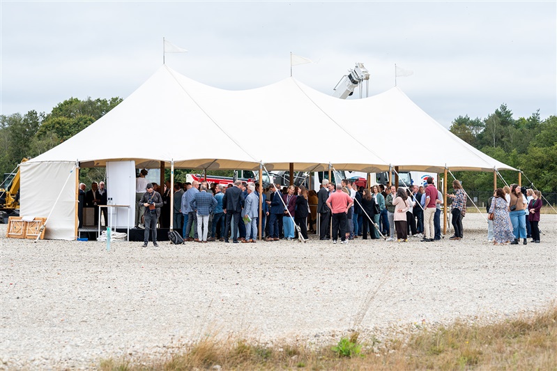 Eerstesteenlegging Oppervlaktebergingsinstallatie