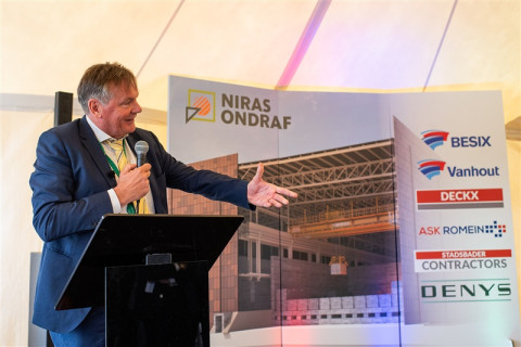 Eerstesteenlegging Oppervlaktebergingsinstallatie